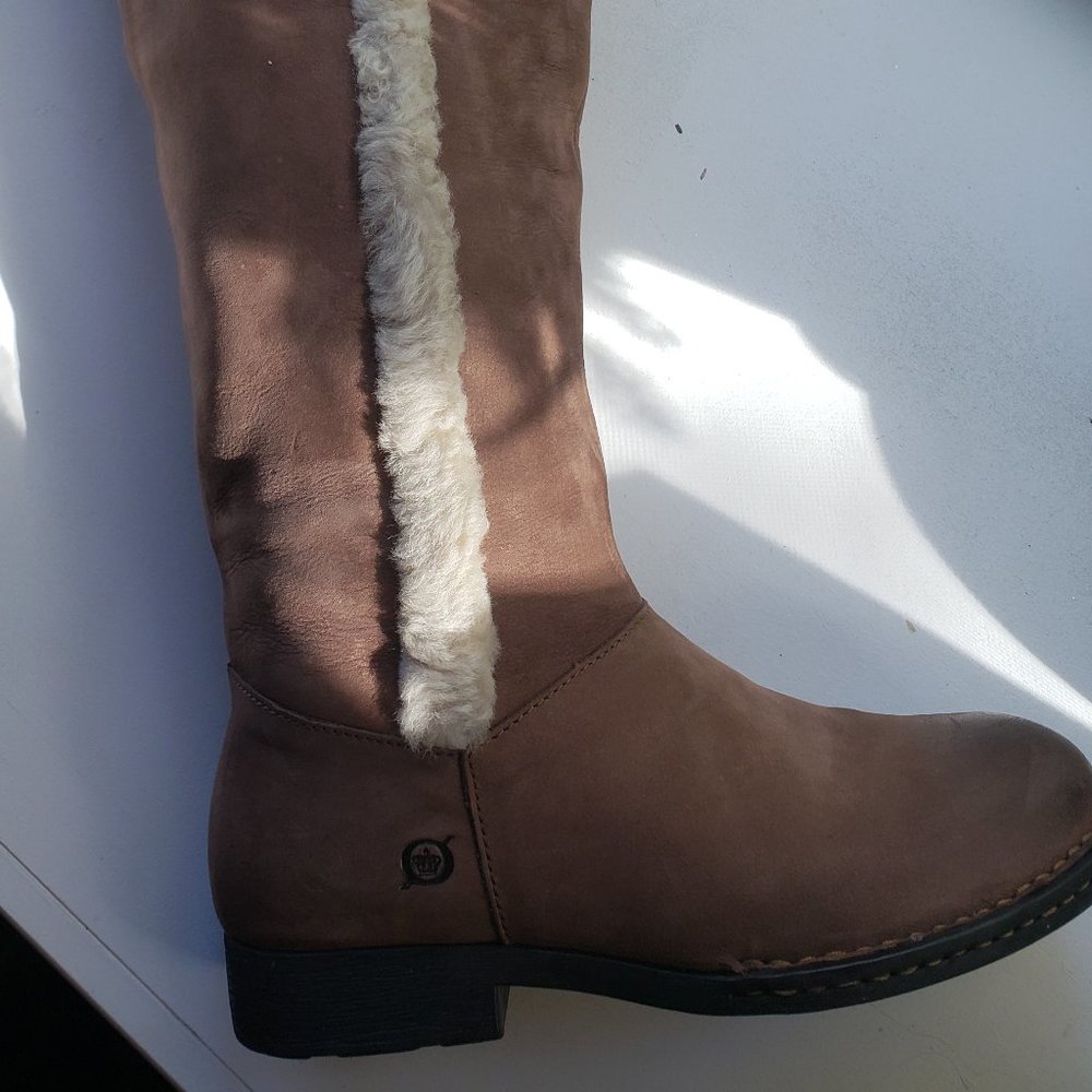 BORN Burnished Calf Knee-high Boots - Picture 7 of 16